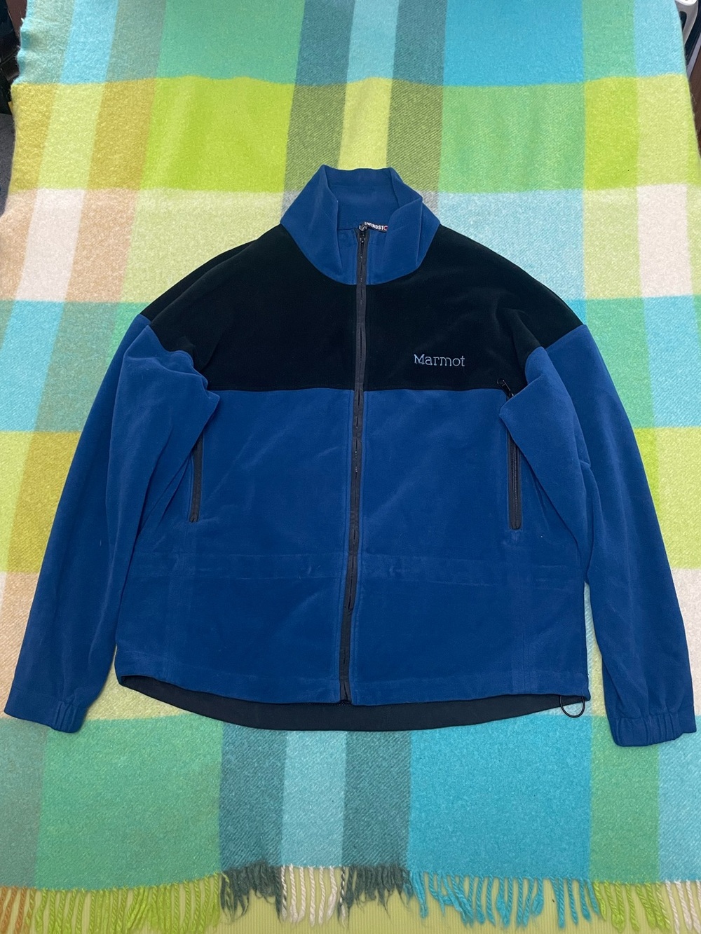 Vintage Marmot Windstopper Full Zip Fleece Jacket